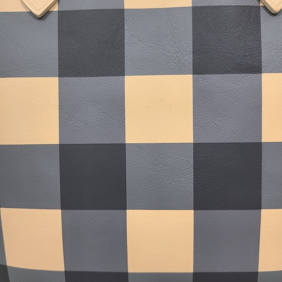 Madewell Zip Top Transport Crossbody Tote Bag Gingham Buffalo Check Plaid NWT - Picture 3 of 10